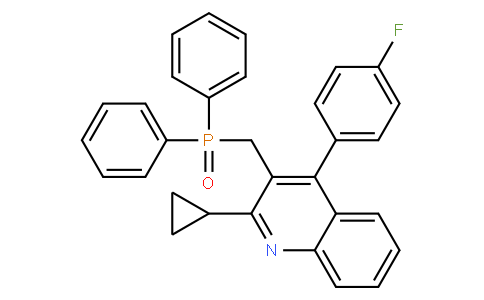81307 - 2-Cyclopropyl-3-[(diphenylphosphinyl)methyl]-4-(4-fluorophenyl)quinolin | CAS 146578-99-6